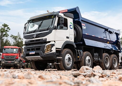 Caminhao Volvo FMX 500 Caçamba basculante usado à venda